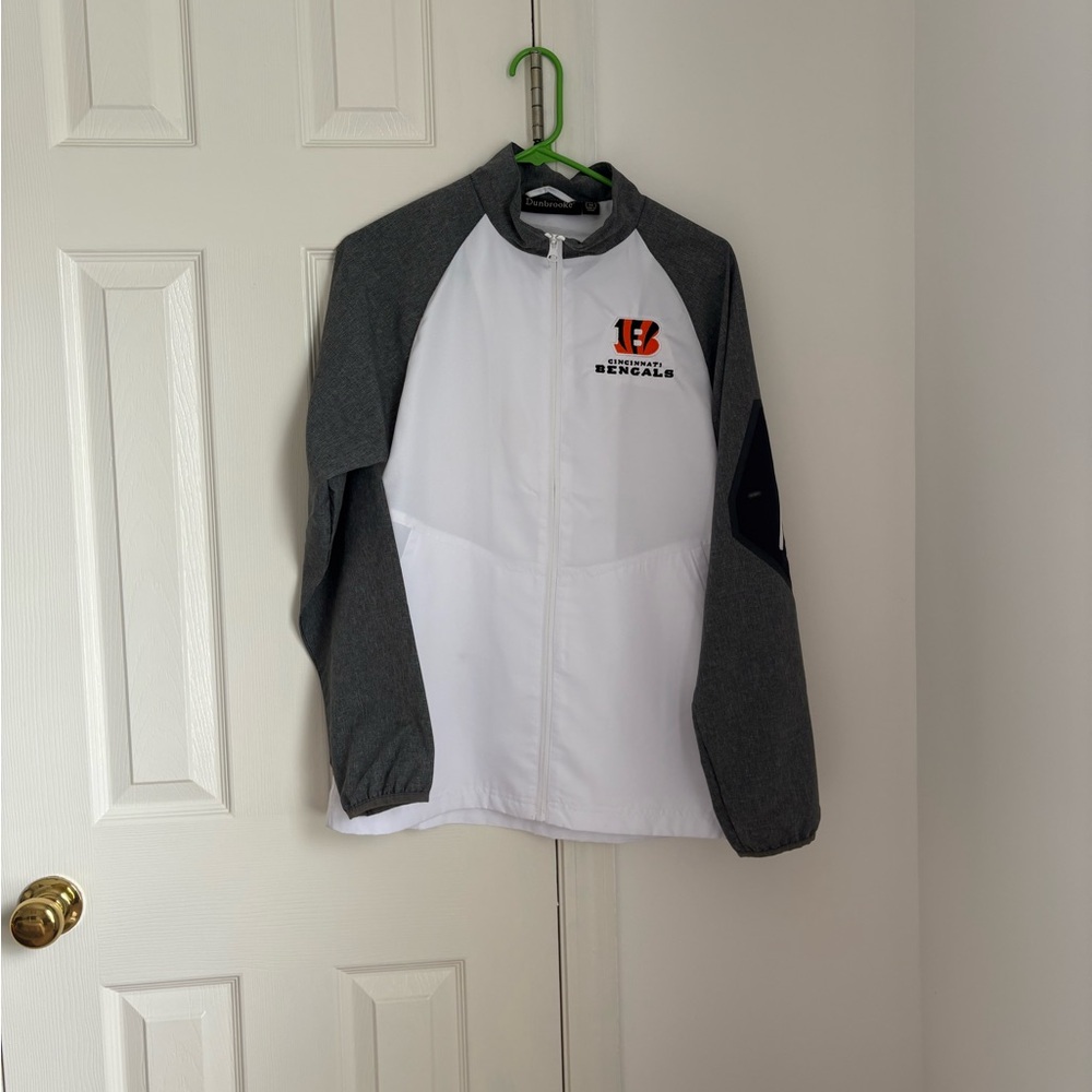Cincinnati Bengals White and Gray Jacket